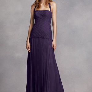 Vera Wang Halter Drop Waist Dress